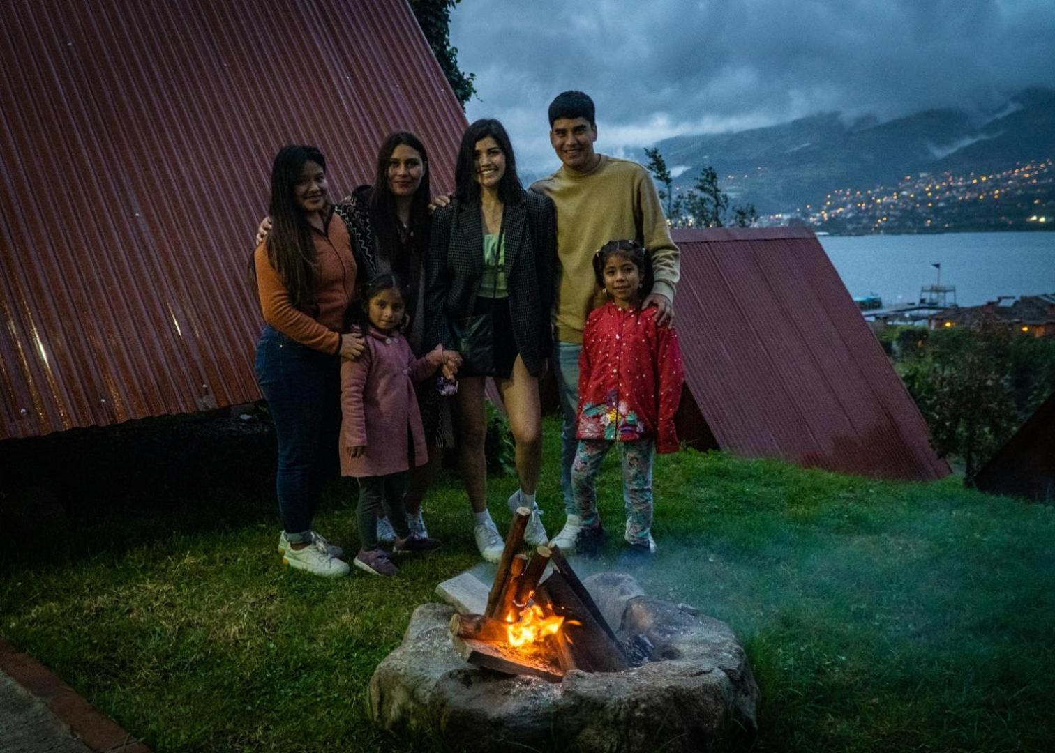 Campo Lago Hospedaje Otavalo Exteriör bild